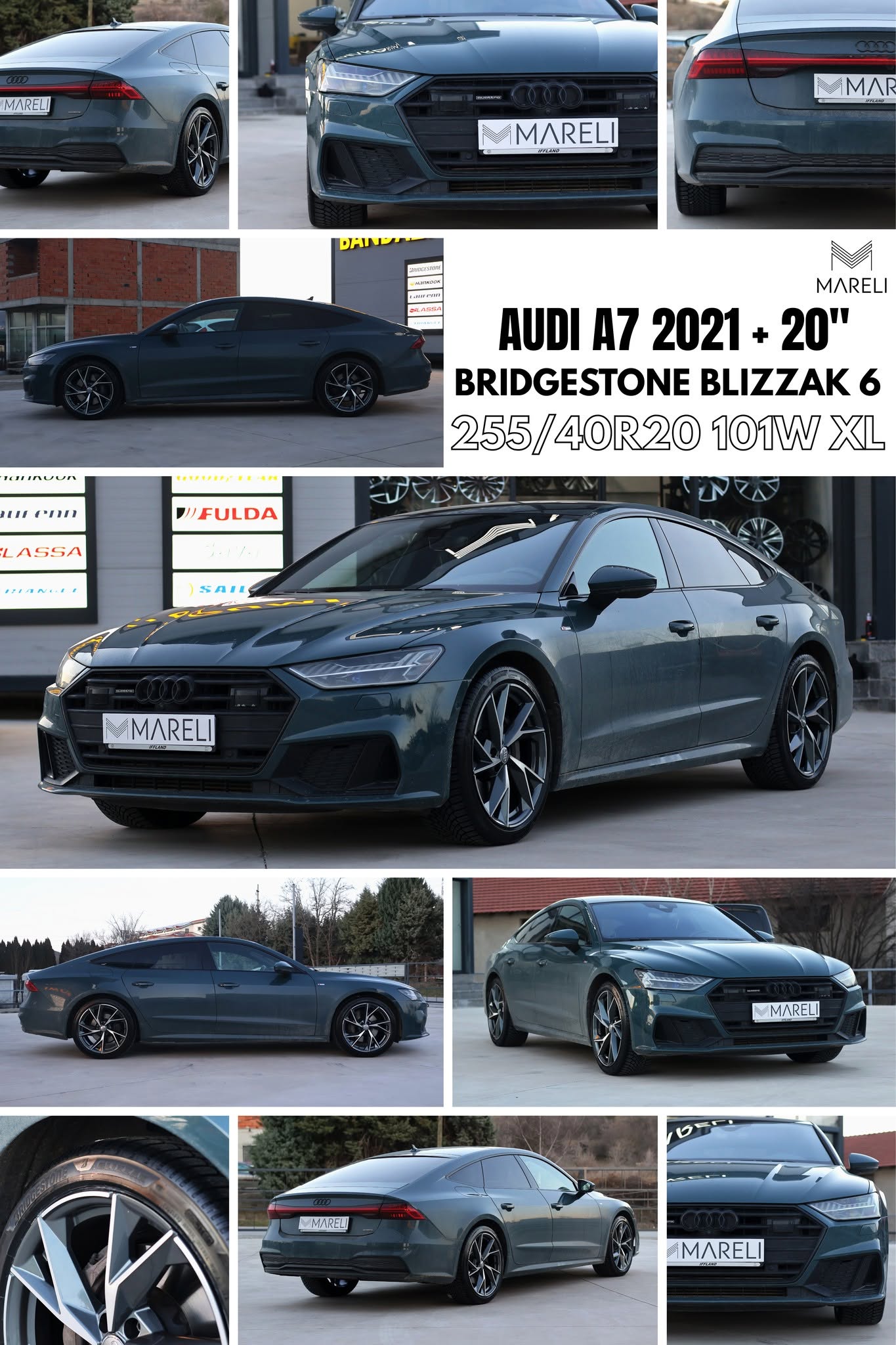 Audi A7 2021 · 20″ · Монтирано во Mareli