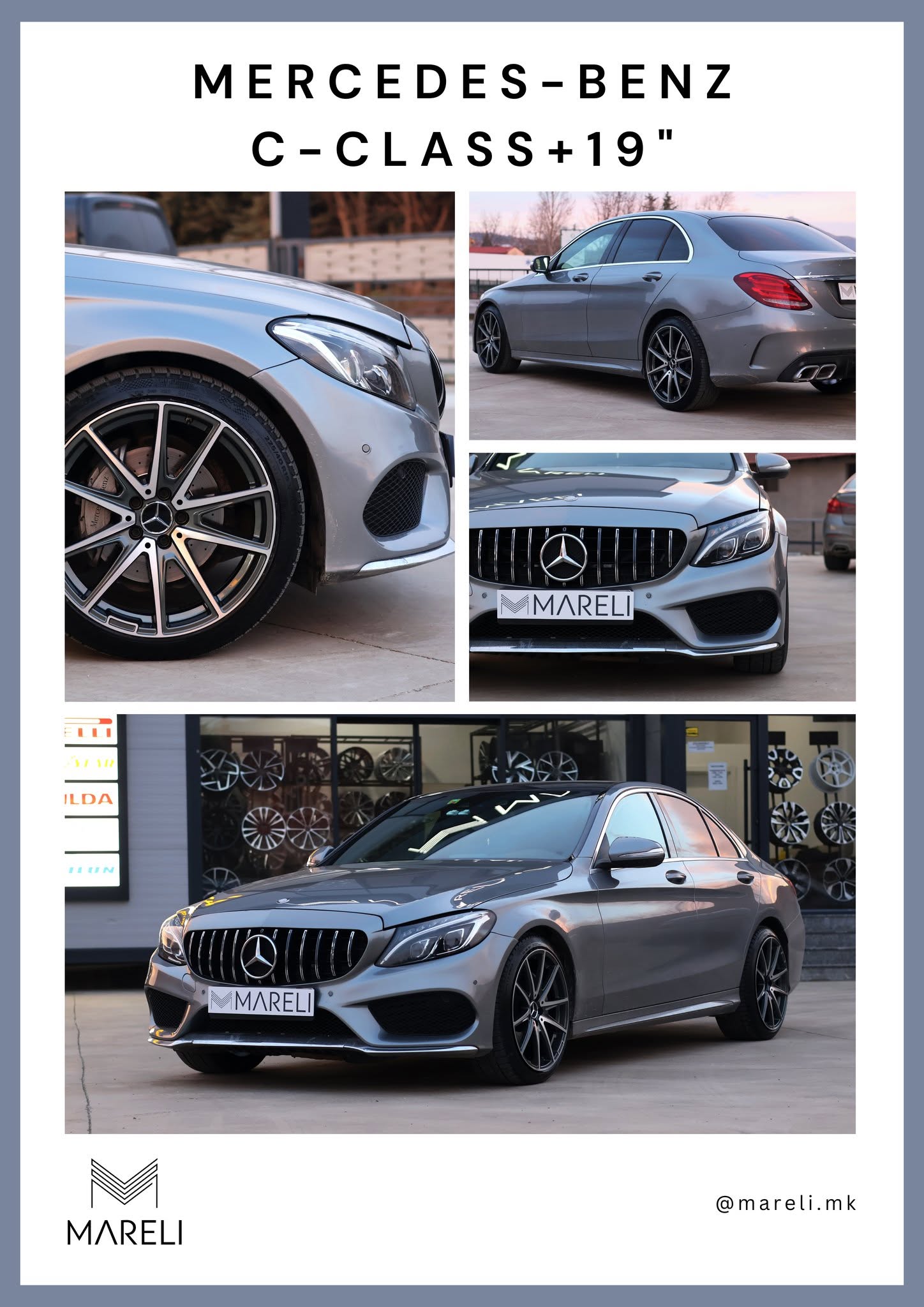 Mercedes-Benz C-Class · 19″ · Монтирано во Mareli