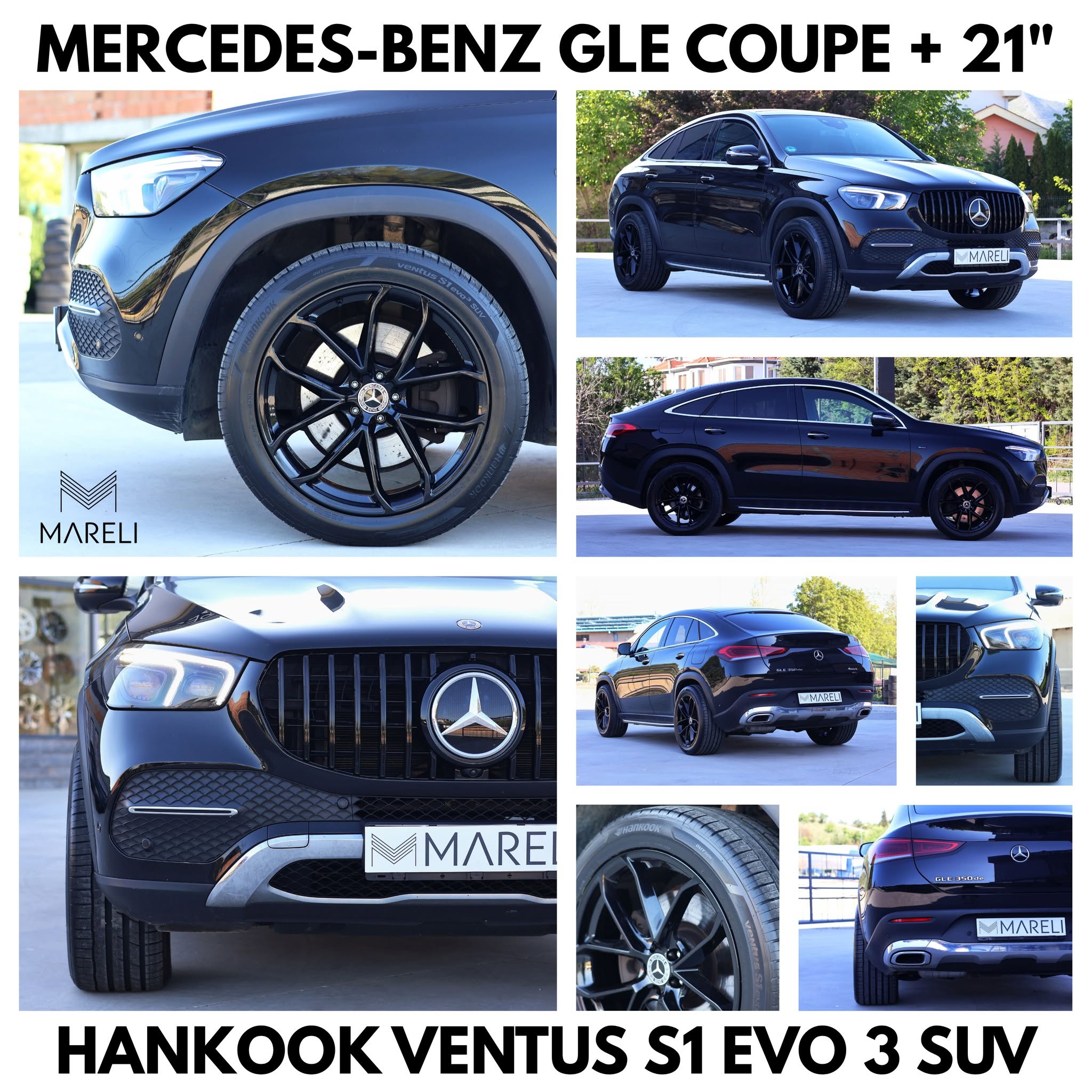 Mercedes-Benz GLE Coupé · 21″ · Монтирано во Mareli