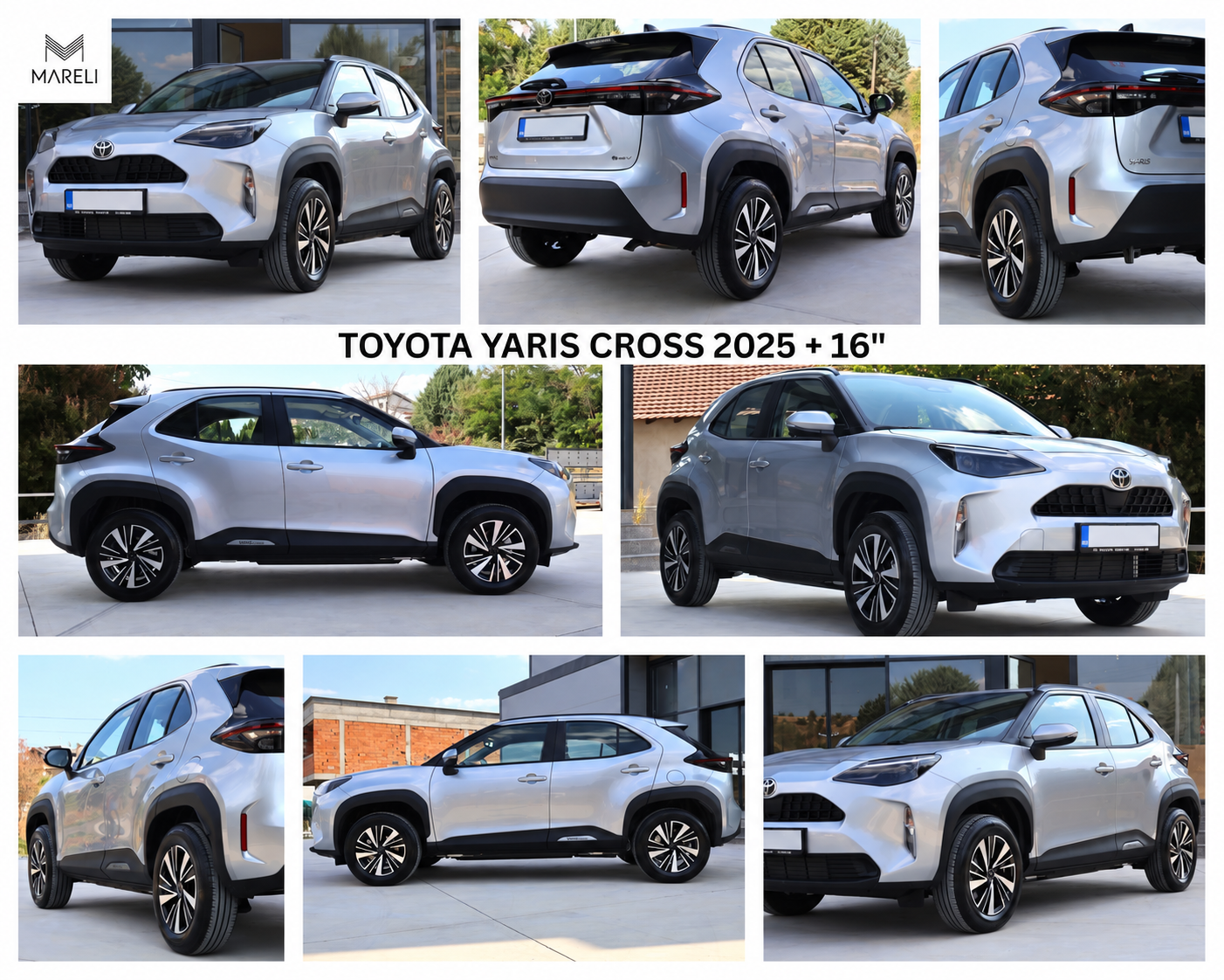 Toyota Yaris Cross 2025 · 16″ · Монтирано во Mareli